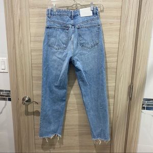 High rise straight leg jeans ( ZARA)